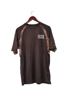 Badger Sport Combat Marine Camo Outdoor Shirt Size Large Camo Performance Tee